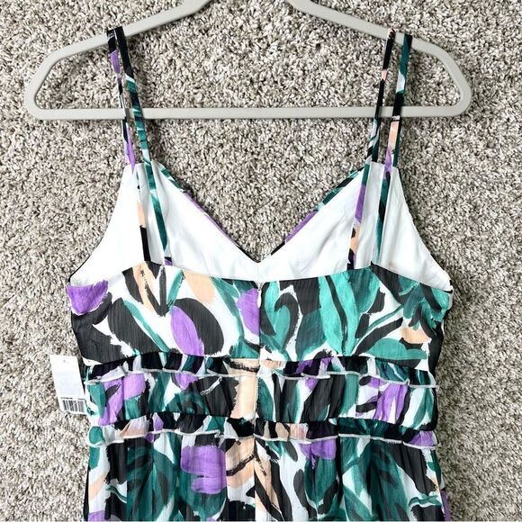 Donna Morgan Dress Women’s 10 Tropical Floral Patterned Sleeveless Tank Maxi NWT - Picture 10 of 11